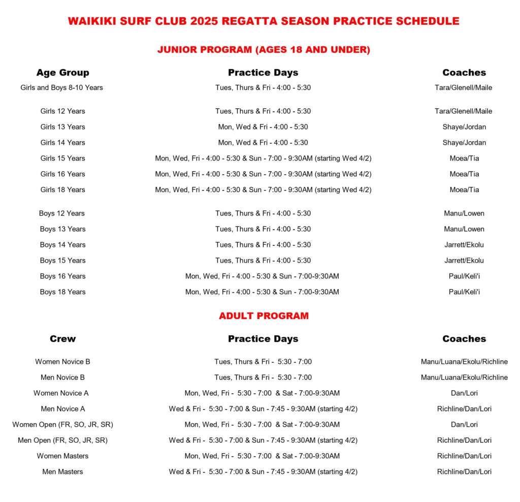 2025-RegattaPracticeSchedule